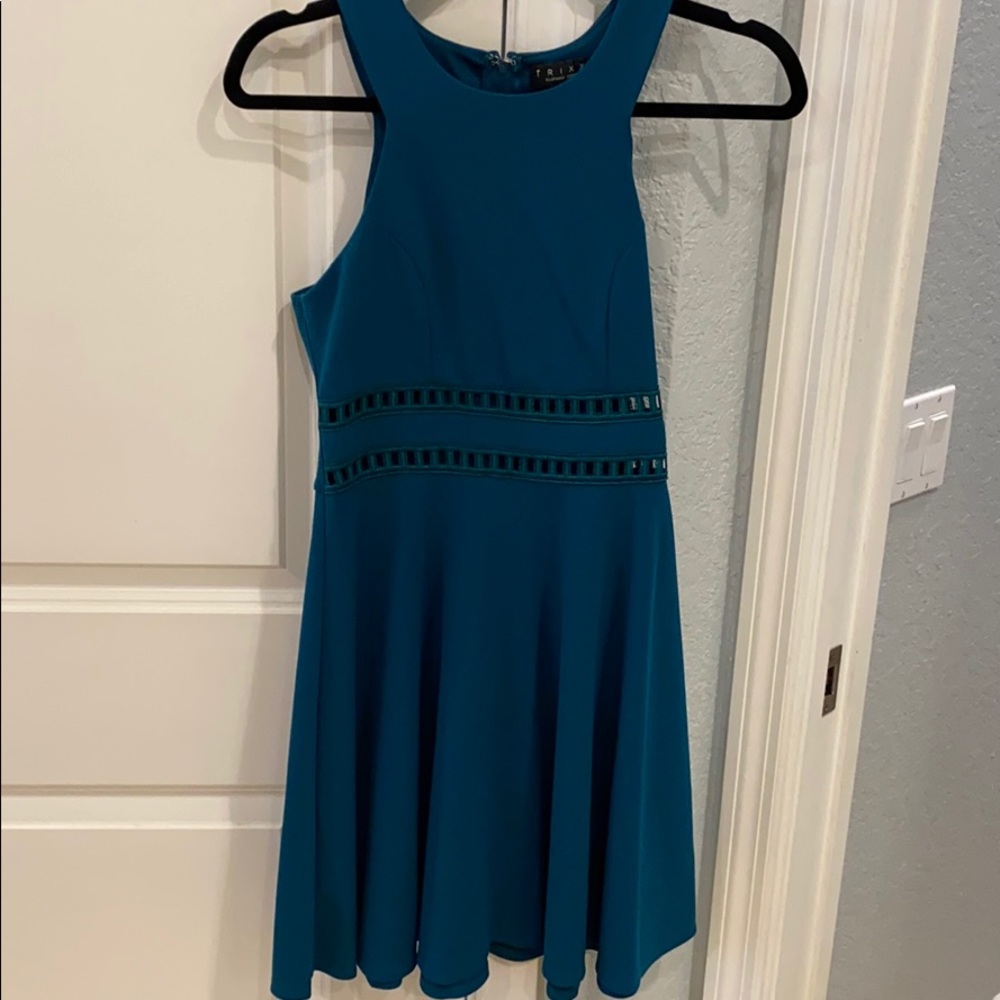 Turquoise Skater Dress